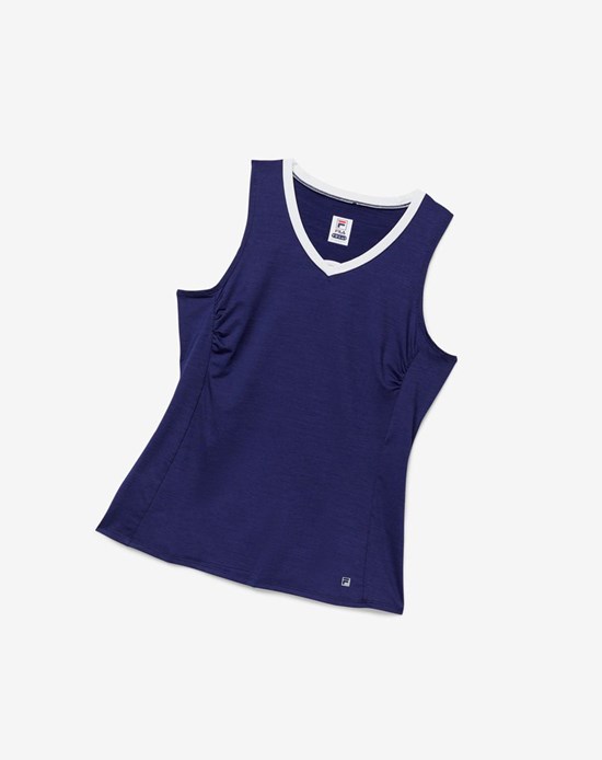 Fila Back Court Full Coverage Tank Blancas | 53TLVAXPR