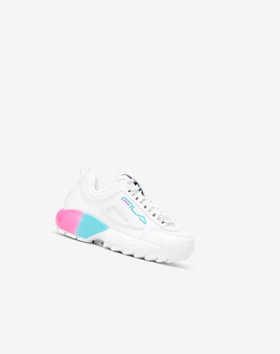 Fila Disruptor 2a Sneakers Blancas Rosas Azules | 10JFEGOAH