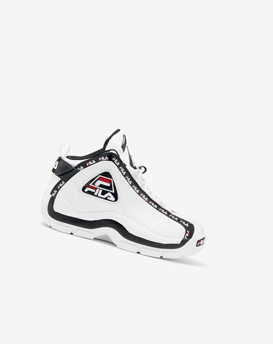 Fila Grant Hill 2 Repeat Sneakers Blancas Negras Rojas | 93BZSAYTJ